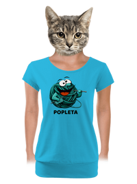 dámské tričko s lemem