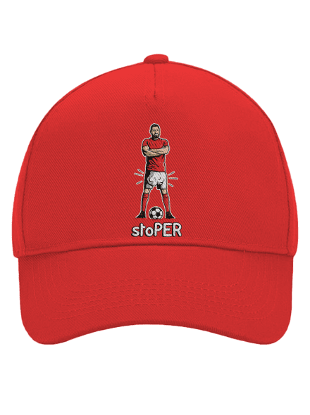 Stoper kšiltovka baseballka Classic Red