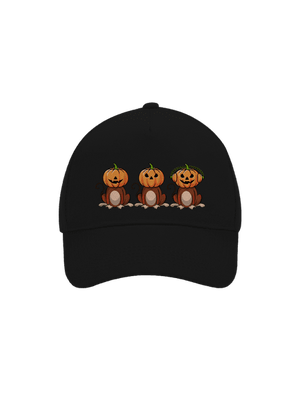 Halloween opičky kšiltovka baseballka Black