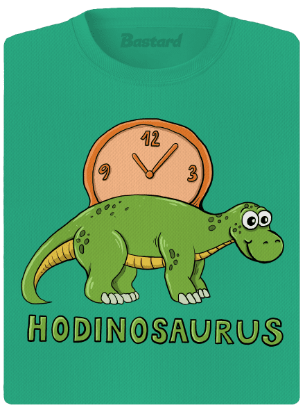 Hodinosaurus dámské sportovní tričko Mint Mal