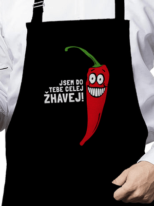 Spalující touha zástěra Black