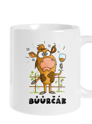 Bůůrčák klasický hrnek White