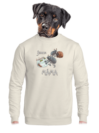 unisex mikina bez kapuce