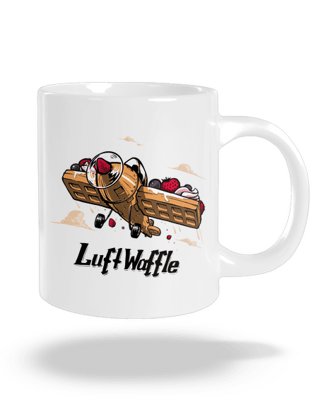 Luftwaffle velký hrnek White