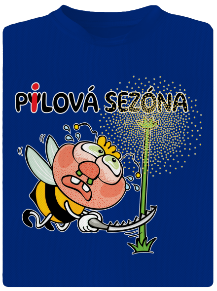 Pylová sezóna pánské sportovní tričko Royal Blue Mal
