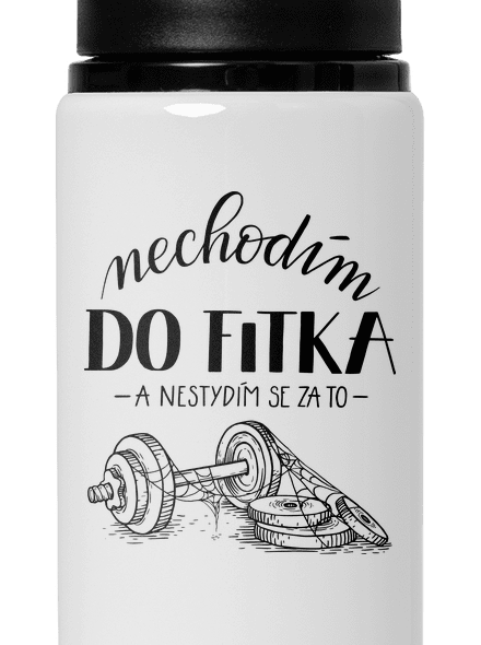 B12: Nechodim do fitka lahev na vodu White