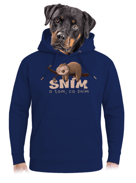 Sním o tom, co sním unisex mikina premium Navy