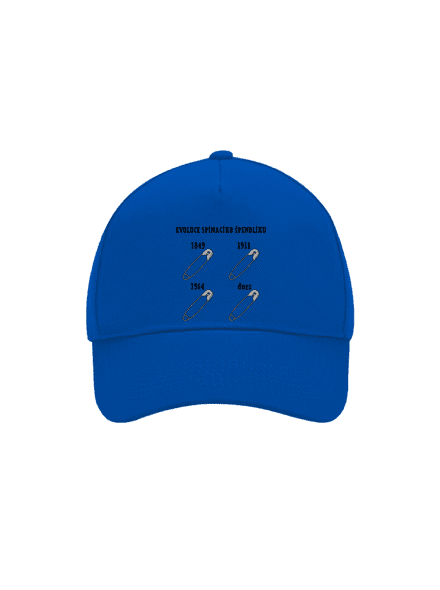 Evoluce spínacího špendlíku kšiltovka baseballka Bright Royal