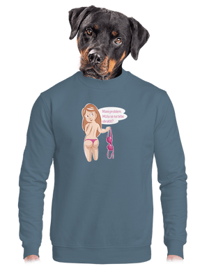 unisex mikina bez kapuce