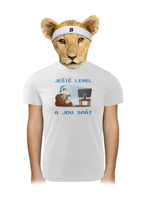 Ještě level dětské sportovní tričko White