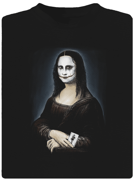 Mona Joker Lisa dětské sportovní tričko Black