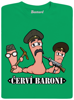 Červí baroni dětské tričko Kelly Green