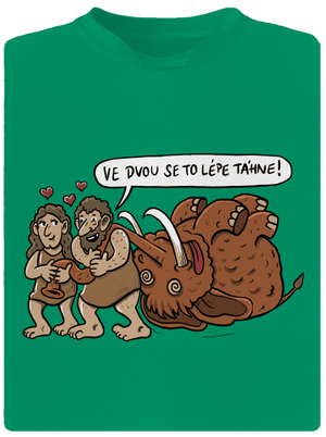 Ve dvou se to lépe táhne dětské sportovní tričko Kelly Green Mal