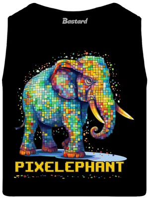 Pixelephant pánské tílko Black