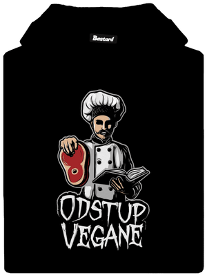 Odstup vegane pánská mikina klokanka Black