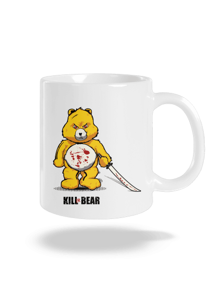 Killer bear klasický hrnek White