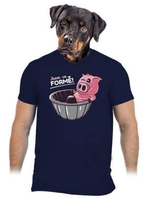 Ve formě pánské tričko Navy