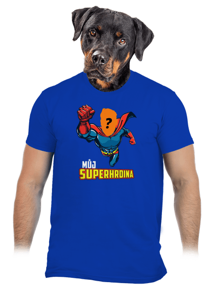 Můj superhrdina pánské tričko Royal Blue