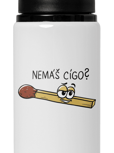 Cígo a oheň lahev na vodu White