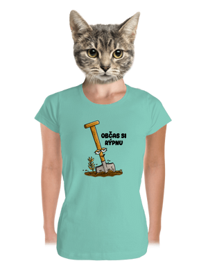 Občas si rýpnu dámské tričko premium Mint Mal