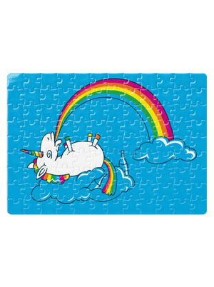 Tajemství duhy puzzle White