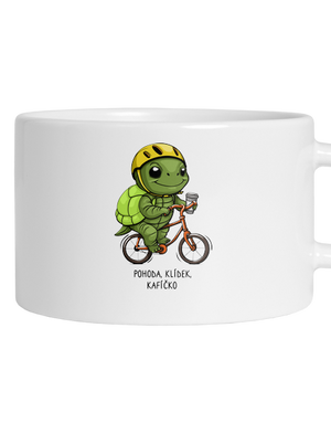 Pohoda, klídek hrnek makronka White