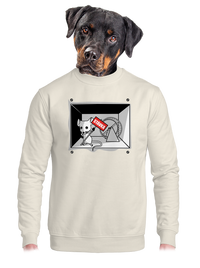 unisex mikina bez kapuce