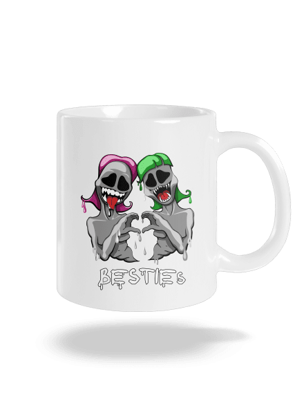 Besties klasický hrnek White