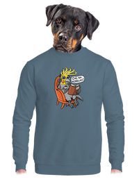 unisex mikina bez kapuce