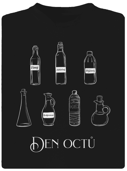Den octů pánské sportovní tričko Black