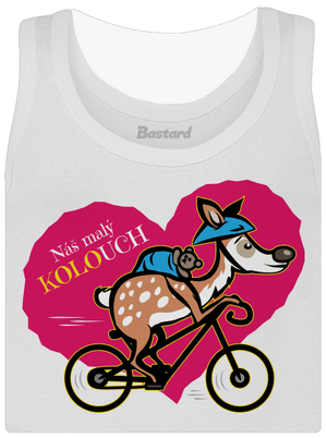 Kolouch na kole dámské tílko klasické White