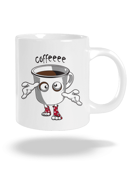 Zombie kafe velký hrnek White