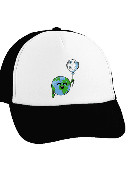 Balónek kšiltovka truckerka Black cap