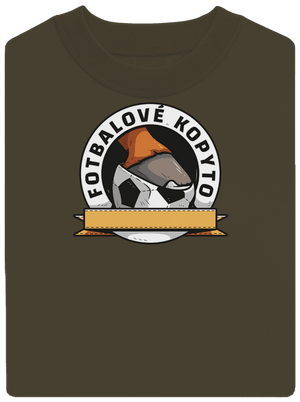 Fotbalové kopyto unisex mikina bez kapuce Urban Khaki