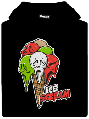 Ice Scream dětská mikina klokanka Black