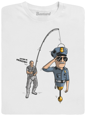 Policajt dětské tričko White