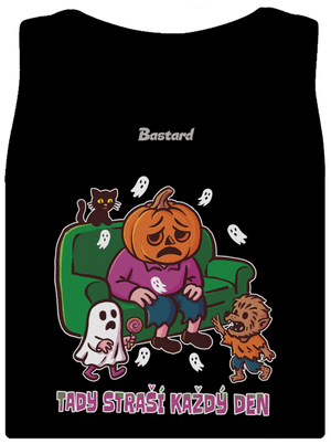 Tady straší každý den dámské tílko klasické Black