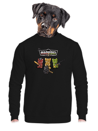 unisex mikina bez kapuce