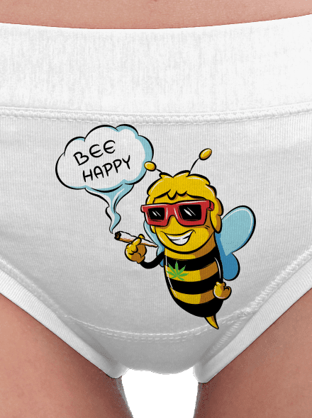 Bee happy dámské kalhotky White