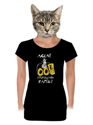 dámské tričko s lemem