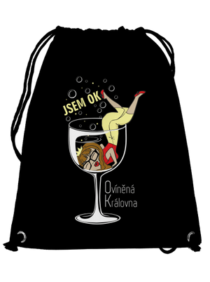 Ovíněná královna vak Black