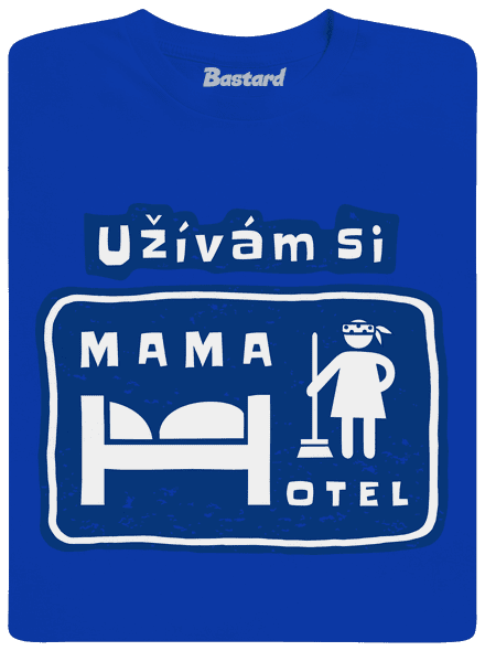 Mama Hotel pánské dlouhý rukáv Royal Blue