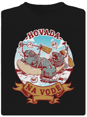 Hovada na vodě pánské sportovní tričko Black