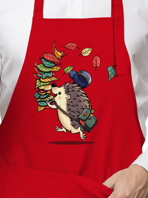 Listonoš zástěra Red