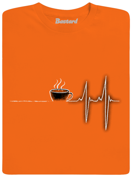 Coffee help pánské tričko Orange