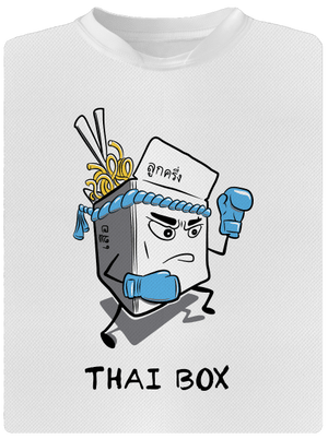 Thai box dětské sportovní tričko White