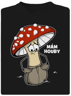 Mám houby pánské sportovní tričko Black