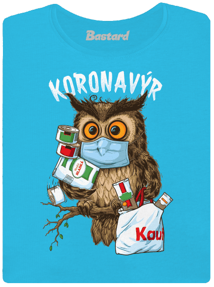 Koronavýr dámské tričko Blue Atol