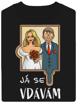 Já se žením/vdávám unisex mikina bez kapuce Black