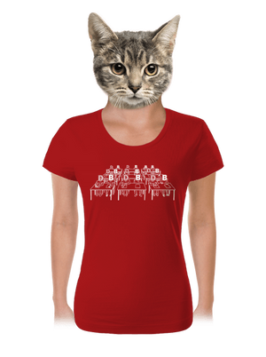 Cimrman: Debil, blbeček dámské tričko Red Mal